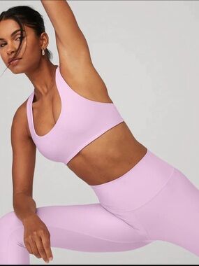 ALO Yoga Pink High-Rise Leggings